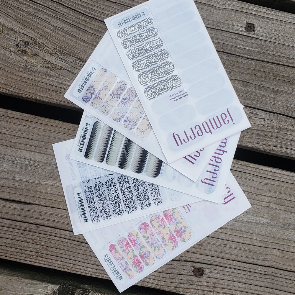 5 Jamberry Full Sheets